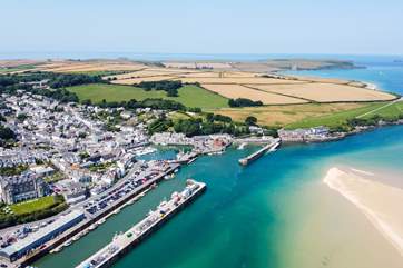 Across the River Camel you'll find Padstow, a great family day out.