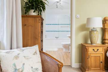 Bedroom one offers a fabulous en suite.