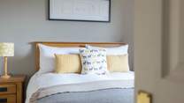 Peeking into bedroom two.