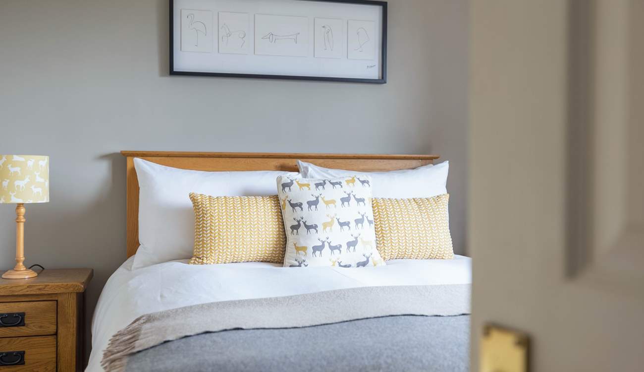 Peeking into bedroom two.