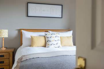 Peeking into bedroom two.