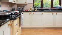 Plenty of work surface space for creating that special meal.