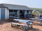 The beachhouse cafe at Thurlestone makes for the perfect spot to enjoy lunch before heading back to some intensive sandcastle building.