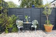 The sunny patio.