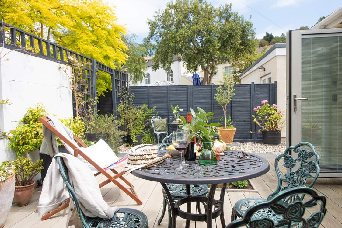 A lovely spot for al fresco meals.