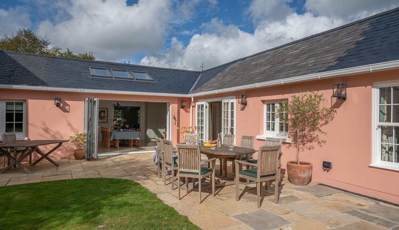 A perfect sun-trap on those summer days.