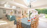 The luxurious kitchen/dining-room showcases plenty of light and space.  - Thumbnail Image