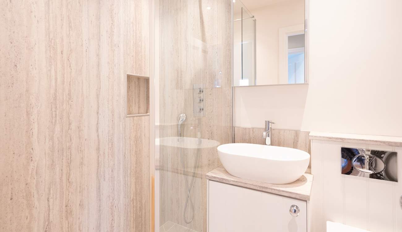 The ground floor family bathroom. 