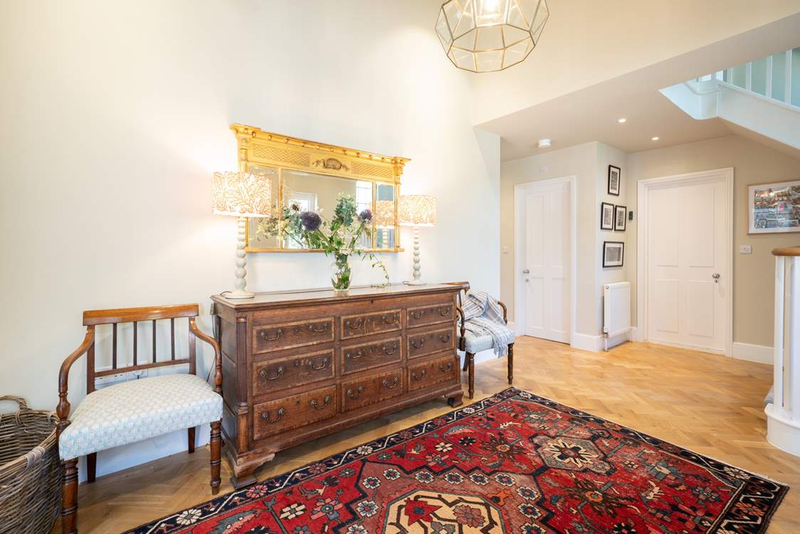Step in to the grand hallway.