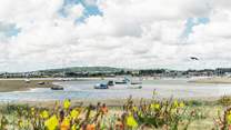 The harbour is close by and offers walking trails through to St Helens. 