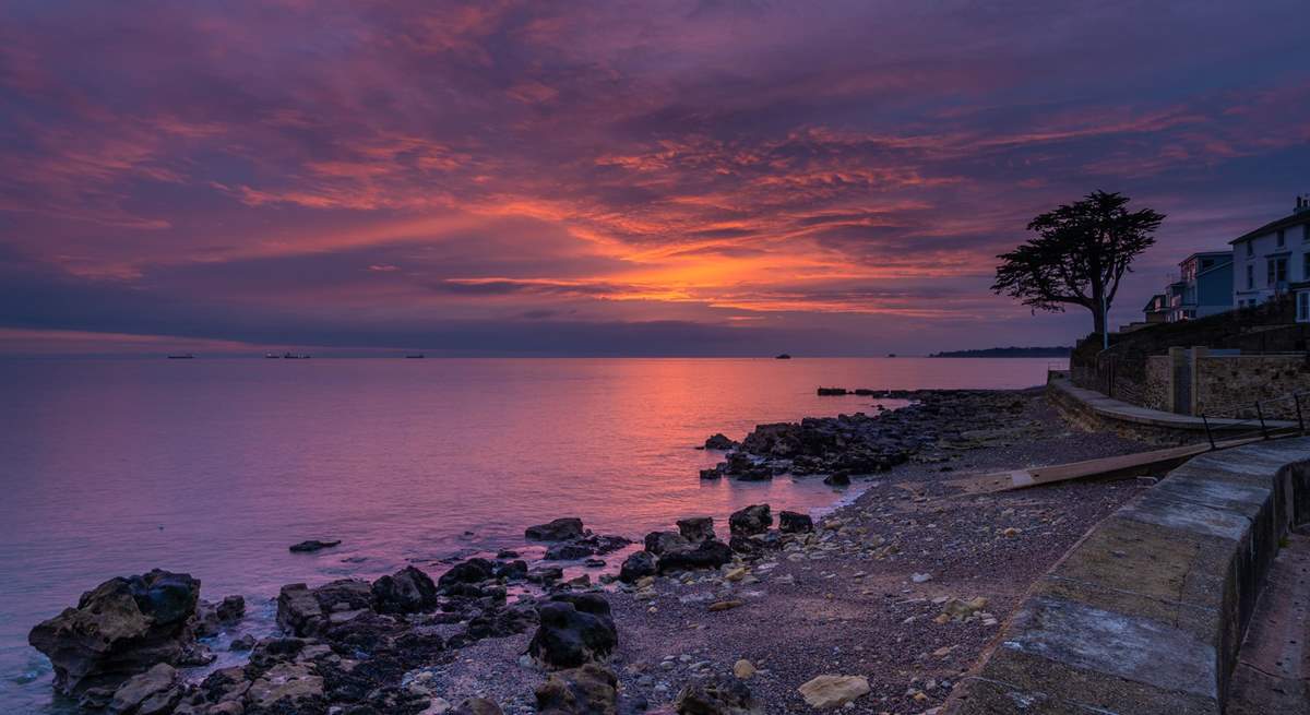 Seaview village is a short drive from Bembridge and a lovely spot to sit and watch the solent.