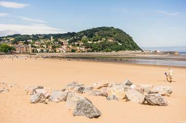 For sand between your toes head for Minehead which is less than an hour by car.
