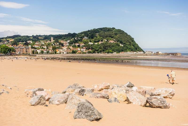 For sand between your toes head for Minehead which is less than an hour by car.