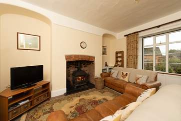 A lovely space in which to curl up and relax.