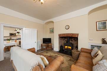 Light up the wood-burner - bliss.