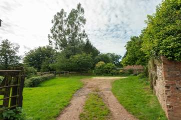 This is your parking area, shared with Woodlands Cottage.