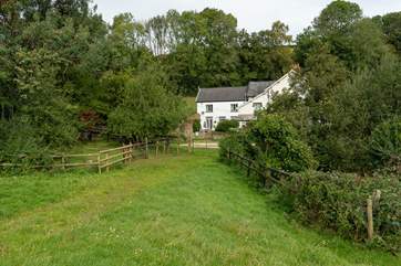 Woodlands Cottage is a converted wing of the original farmhouse but is completely private.