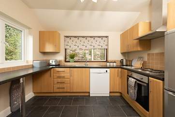 The kitchen has all the mod-cons you could need.