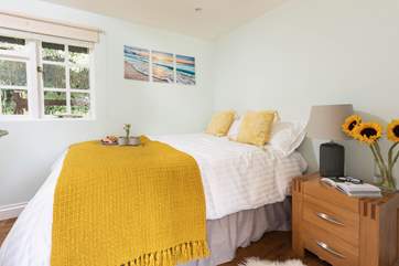 The cosy en suite king-size double bedroom is just perfect for a good night's sleep.