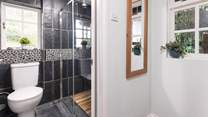 The en suite shower-room is perfect for freshening up.