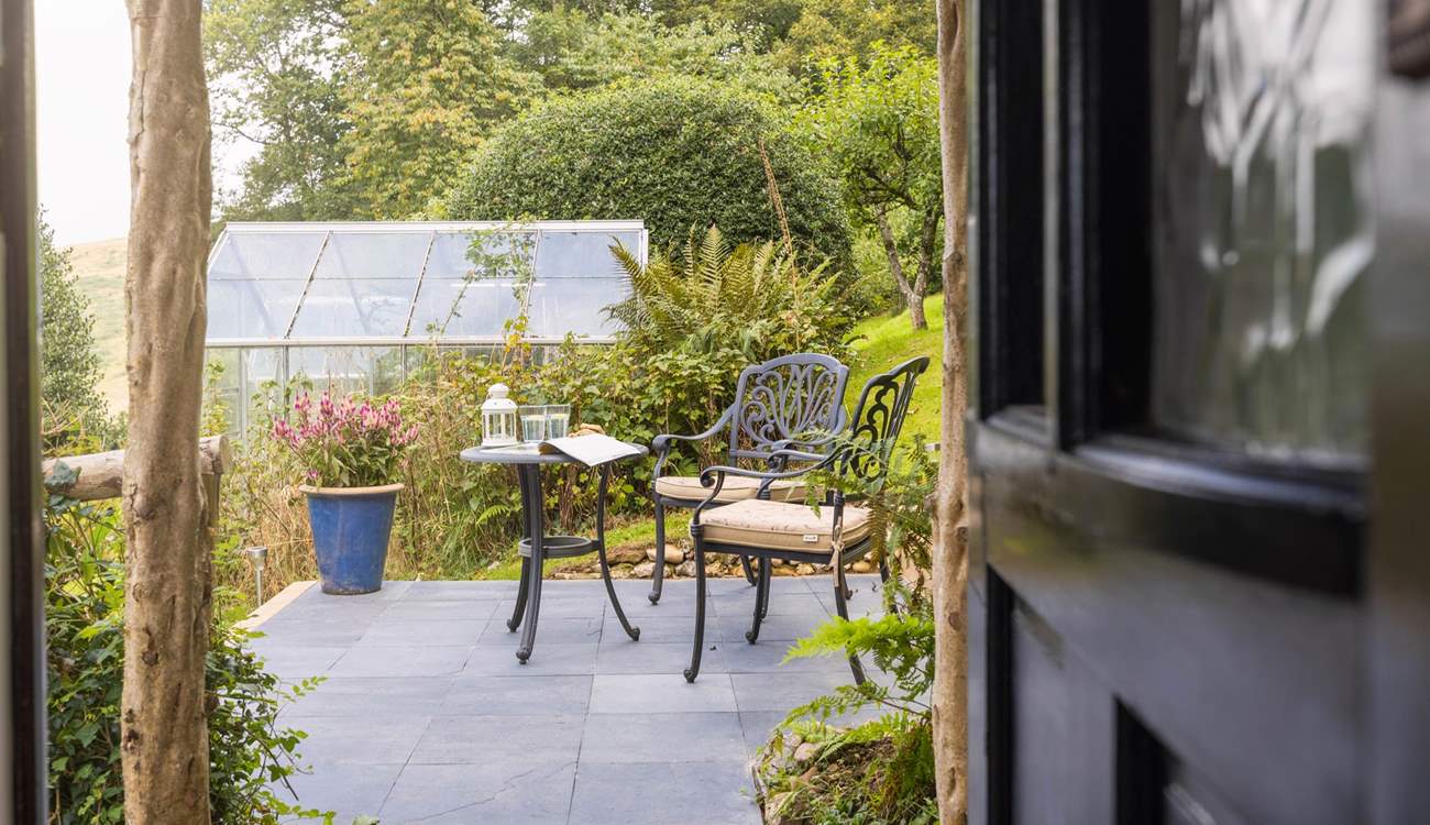 Enjoy al fresco moments on the patio.