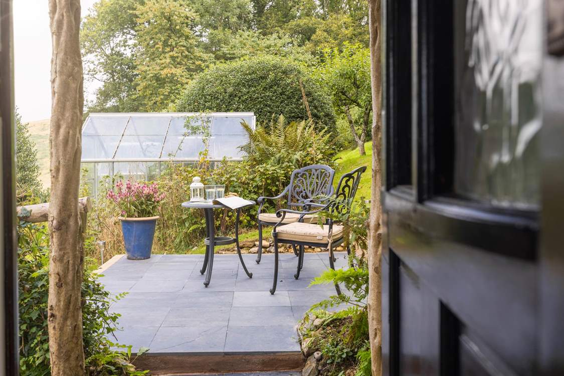 Enjoy al fresco moments on the patio.