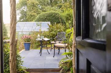 Enjoy al fresco moments on the patio.