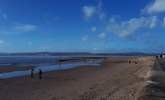 The sandy beach at Exmouth, looking towards Dawlish Warren. - Thumbnail Image