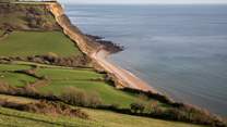 Nearby Salcombe Regis has impressive cliffs.