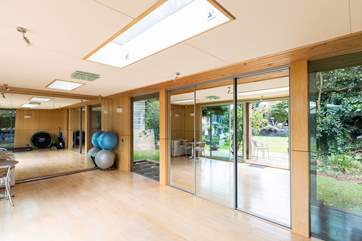 The dance and fitness studio.