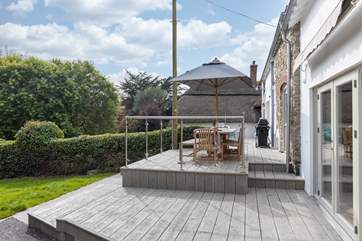Whether it's dining inside or out, both areas are superb.