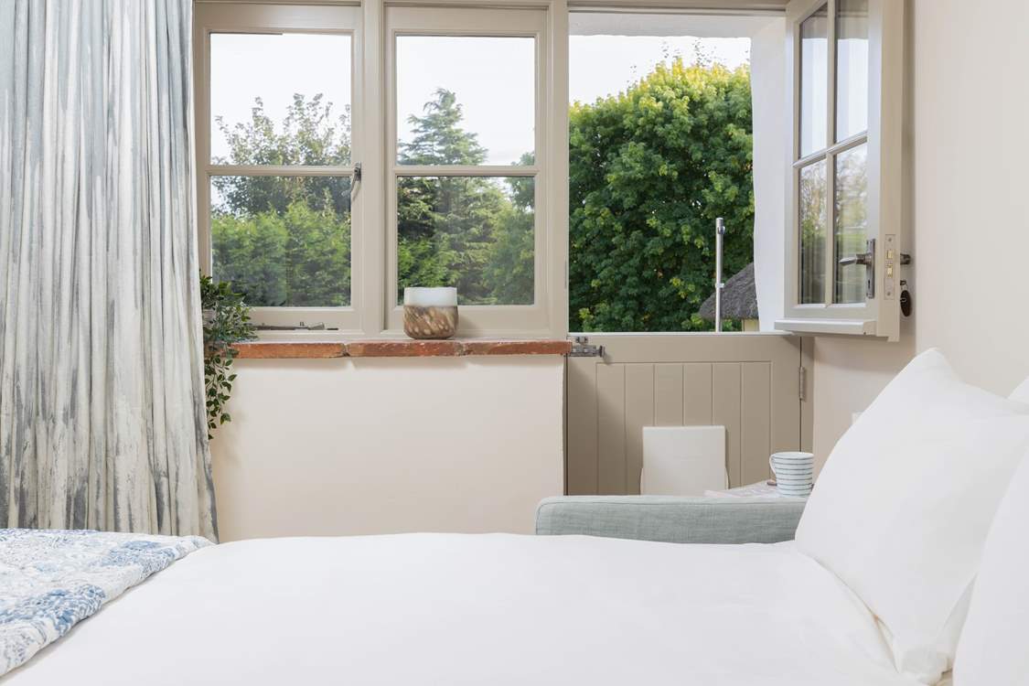 On a sunny morning, why not step straight out of your bedroom onto the decking to enjoy your morning coffee.
