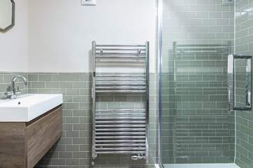 Bedroom one offers this fabulous en suite shower-room.