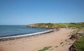 The beautiful beach at Thurlestone Sands. Many fabulous family days await on this gorgeous beach. - Thumbnail Image