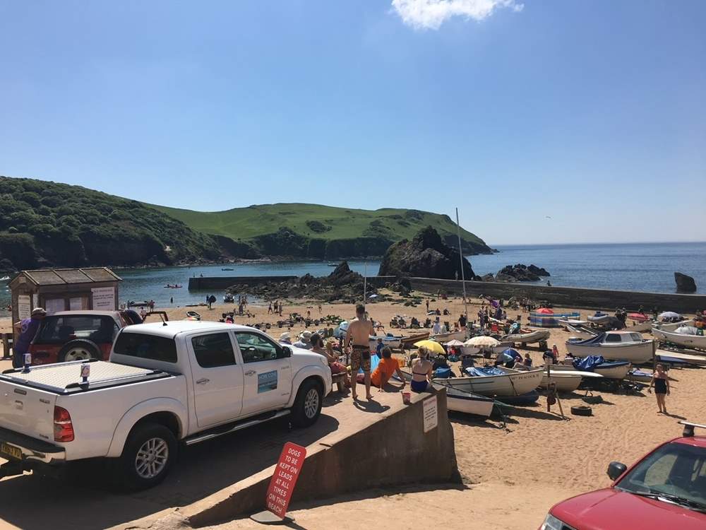 Hope Cove beach is such a super hot spot.