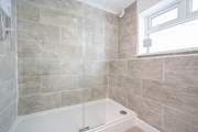 The modern and stylish shower-room.