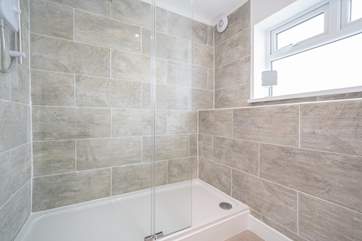 The modern and stylish shower-room.
