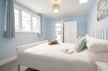 The light and airy double bedroom.
