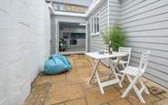 A lovely enclosed private courtyard to enjoy the Island sun.