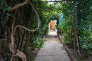 Please note the walkway entrance to Buckland Cabin is shared with guests at Buckland House.