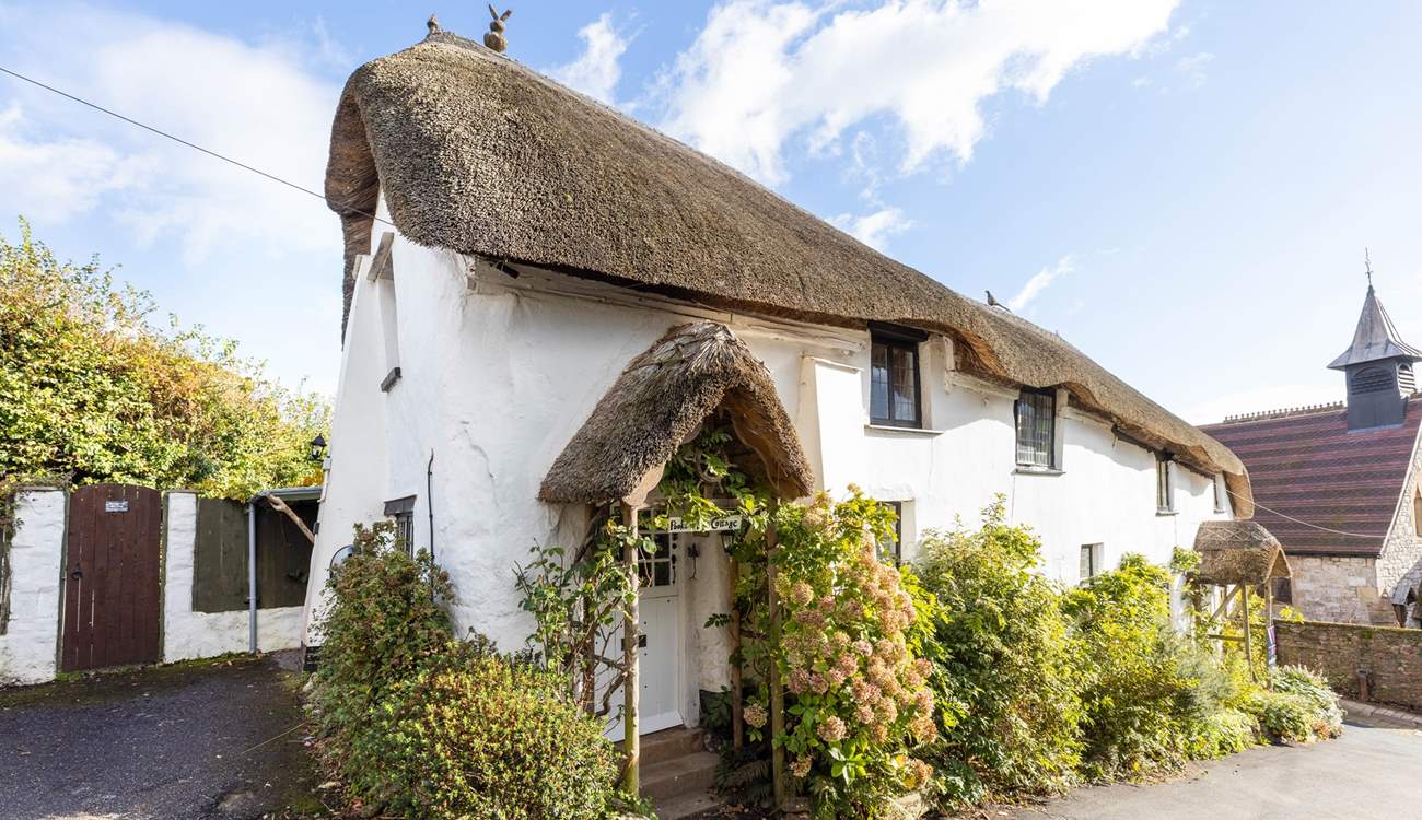 Pooks Hill Cottage is a picture-perfect thatched cottage.