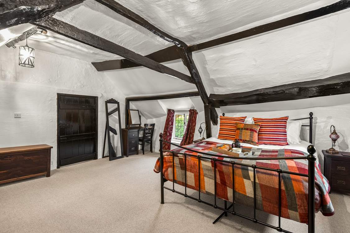 The bedroom offers plenty of space to really spread out and make yourself at home.
