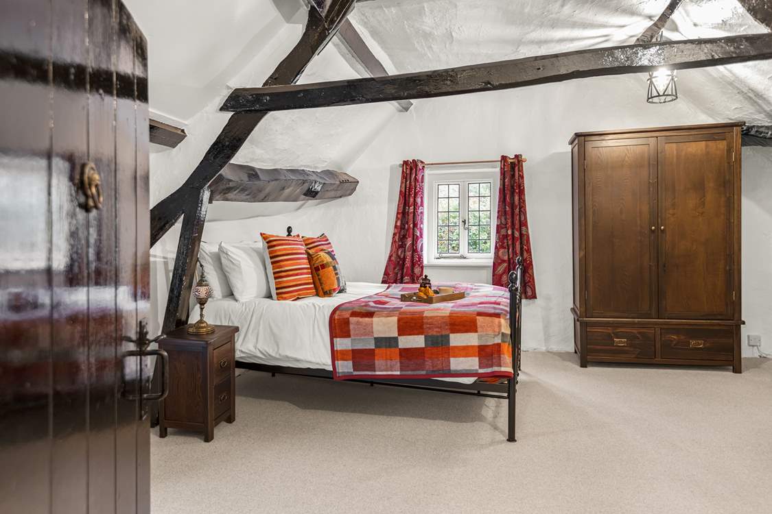Peeking into the bedroom gives you an idea of the vast floor space at your disposal.