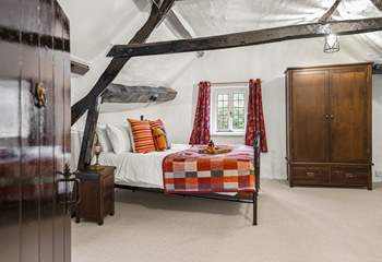 Peeking into the bedroom gives you an idea of the vast floor space at your disposal.