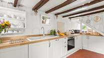 Step into this fabulous kitchen. Perfect for whipping up a feast.