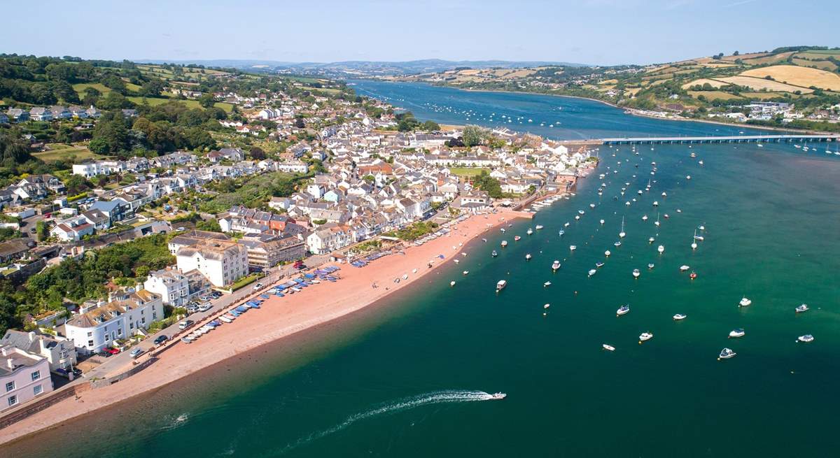 Shaldon is a lovely Devonshire village on the Teign estuary and is under three miles away.