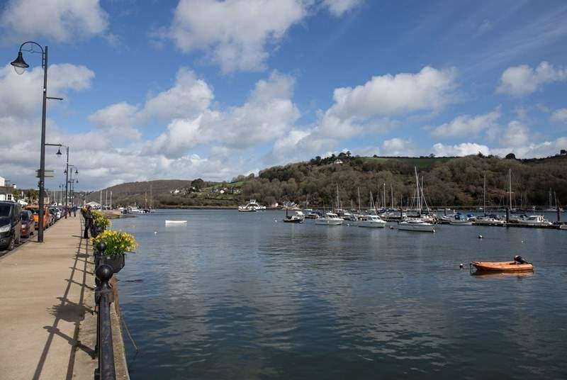 The naval town of Dartmouth is simply stunning whatever the time of year.