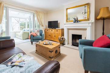 Light the open fire and cosy up.