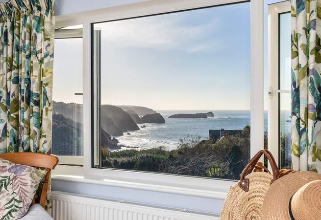 You can easily while away a dreamy hour or two gazing out to sea.