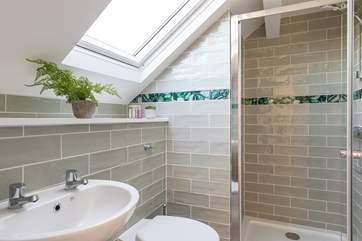 The en suite for the main bedroom.